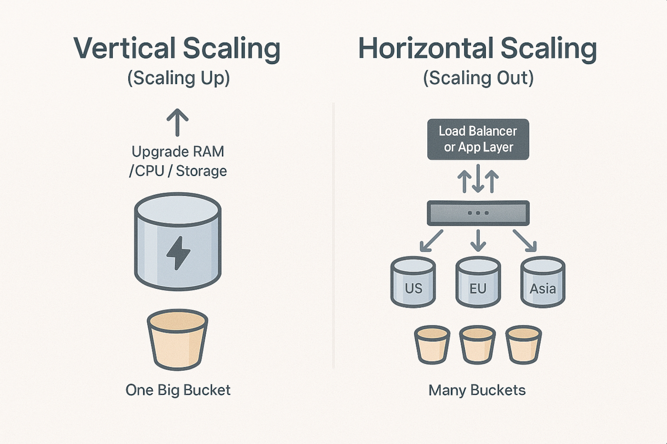 Database Scaling Explained: Vertical vs Horizontal Scaling