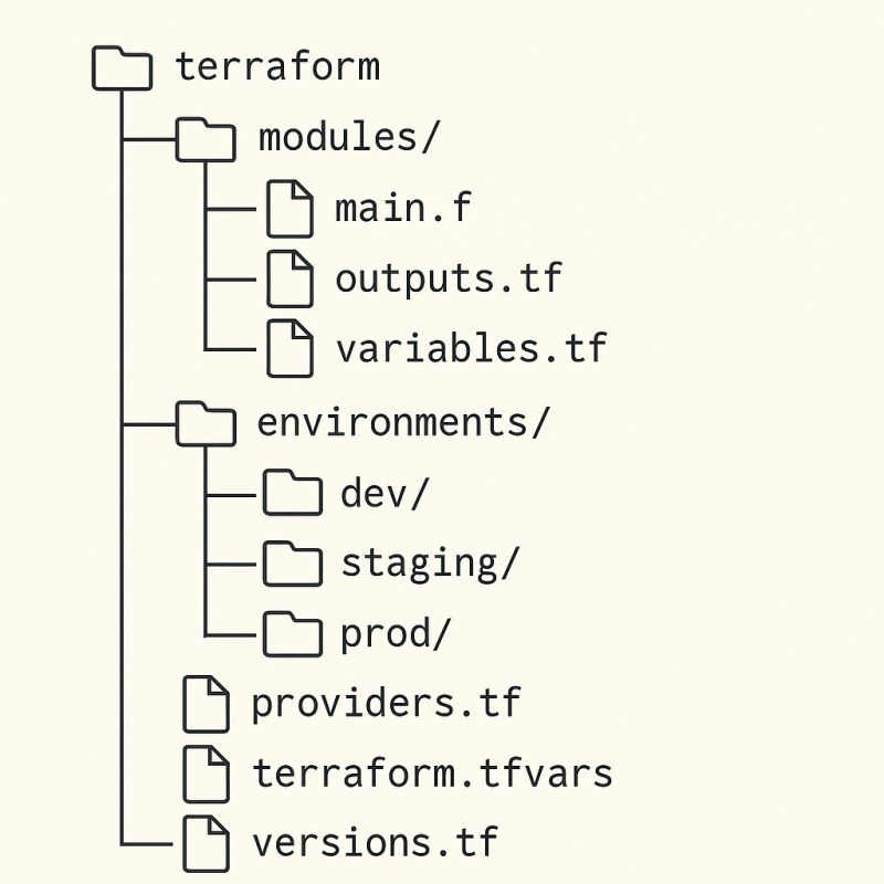 Terraform project structure example