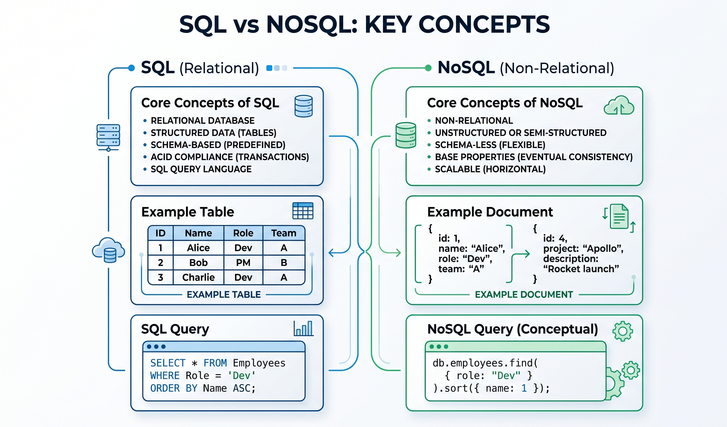 SQL vs NoSQL